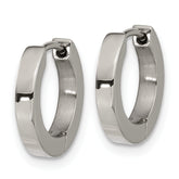 Chisel Titanium Polished 2.5mm Huggie Hoop Earrings